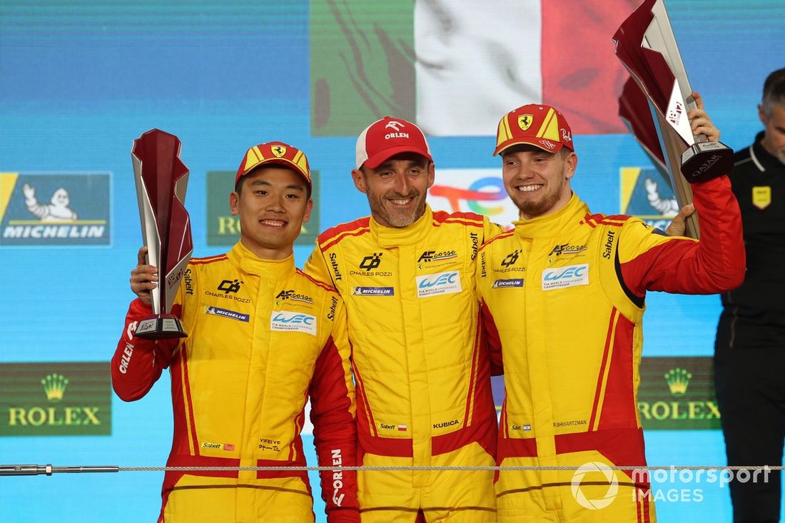 #83 AF Corse Ferrari 499P: Robert Kubica, Robert Shwartzman, Yifei Ye