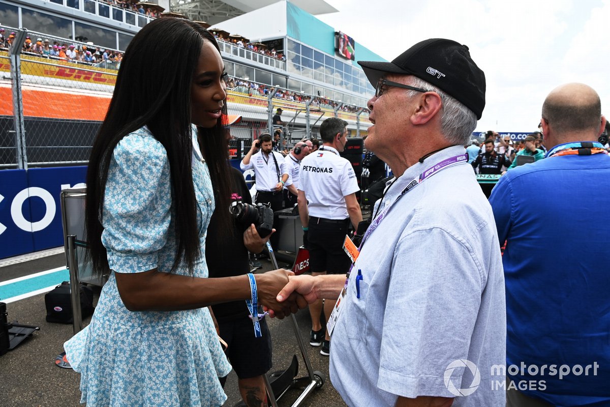 Venus Williams on the grid