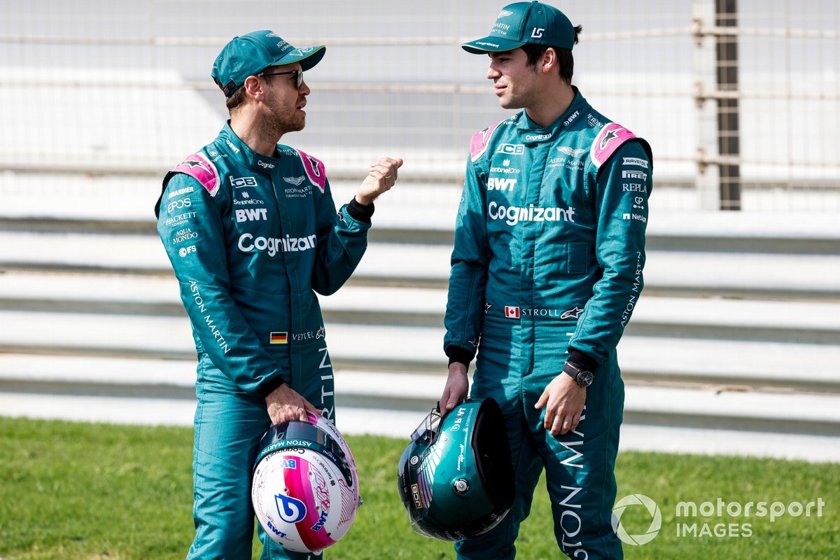 Sebastian Vettel, Aston Martin y Lance Stroll, Aston Martin