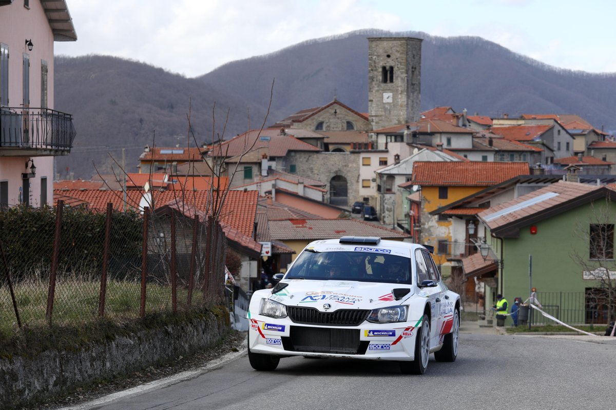 Fabio Andolfi, Stefano Savoia, ACI Team Italia, Skoda Fabia Rally2 Evo