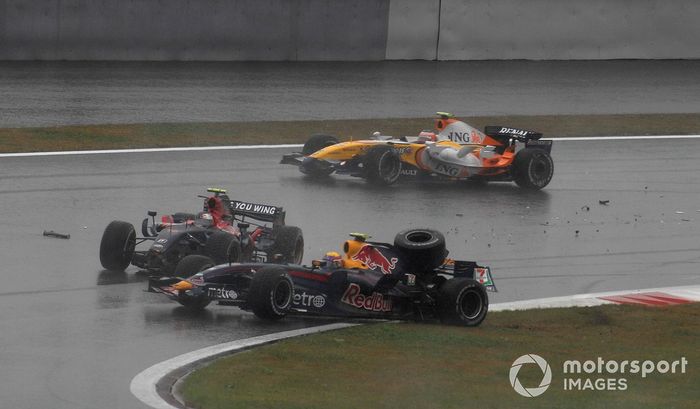 Vettel, en el GP de Brasil 2008 de F1