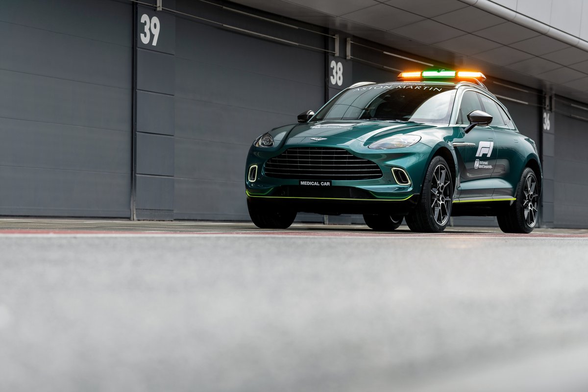 La voiture médicale Aston Martin pour la Formule 1