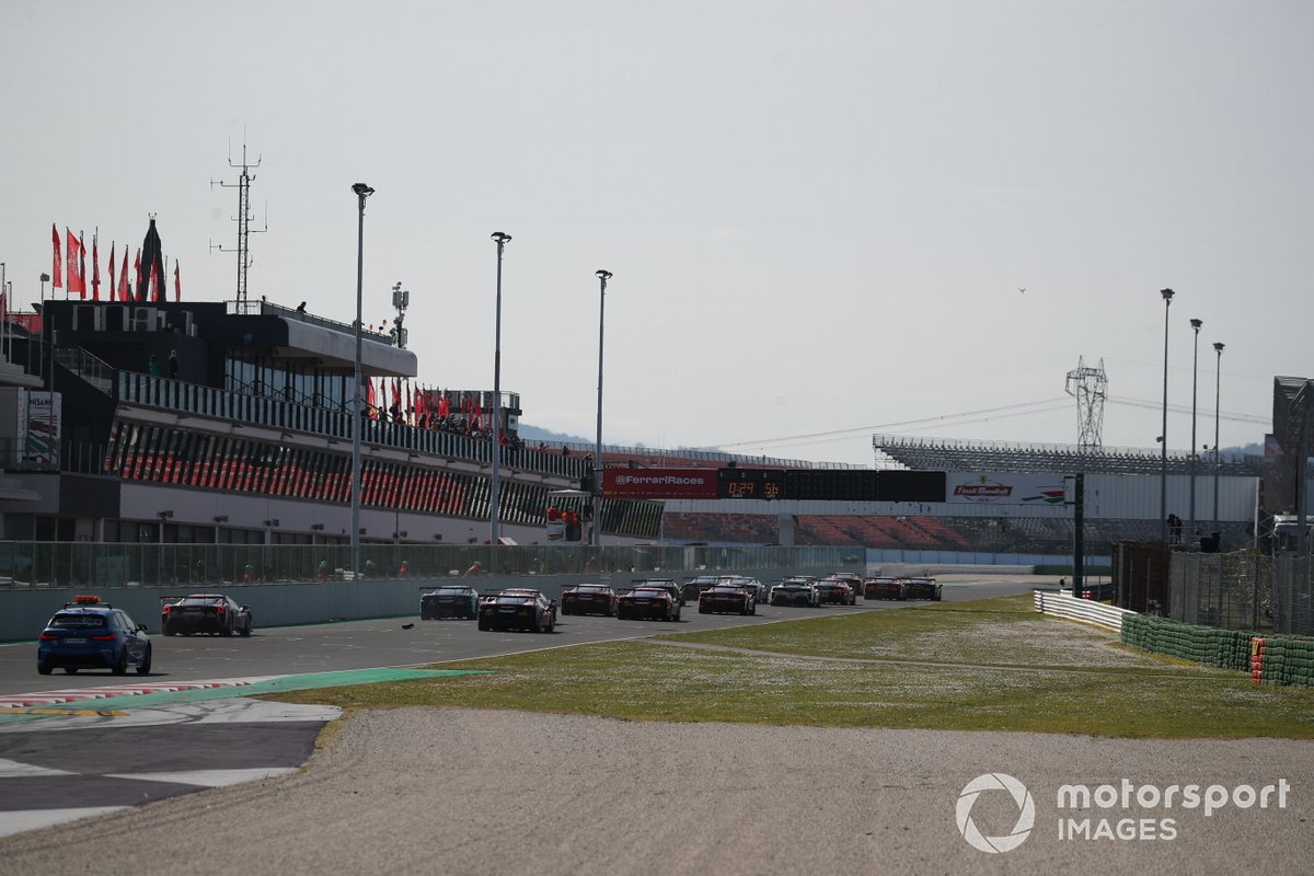 La partenza della Finale Mondiale Ferrari, Trofeo Pirelli 2020