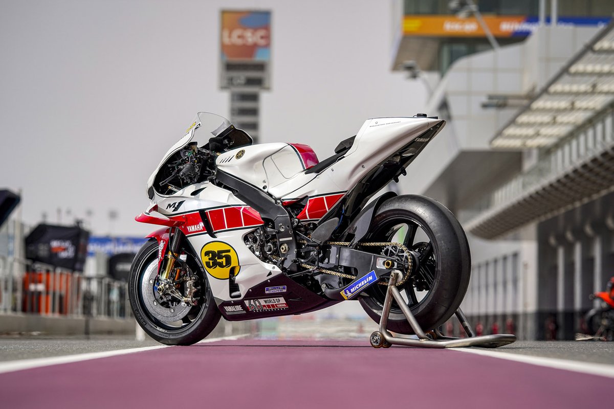 Yamaha YZR-M1,  60th Grand Prix Racing Anniversary livery