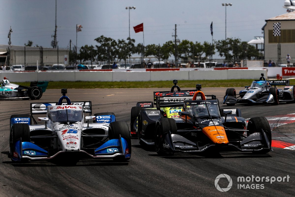 Graham Rahal, Rahal Letterman Lanigan Racing Honda, Pato O'Ward, Arrow McLaren SP Chevrolet