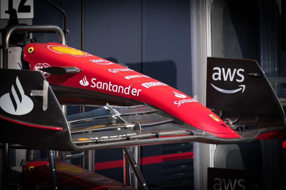 Alerones delanteros del Ferrari