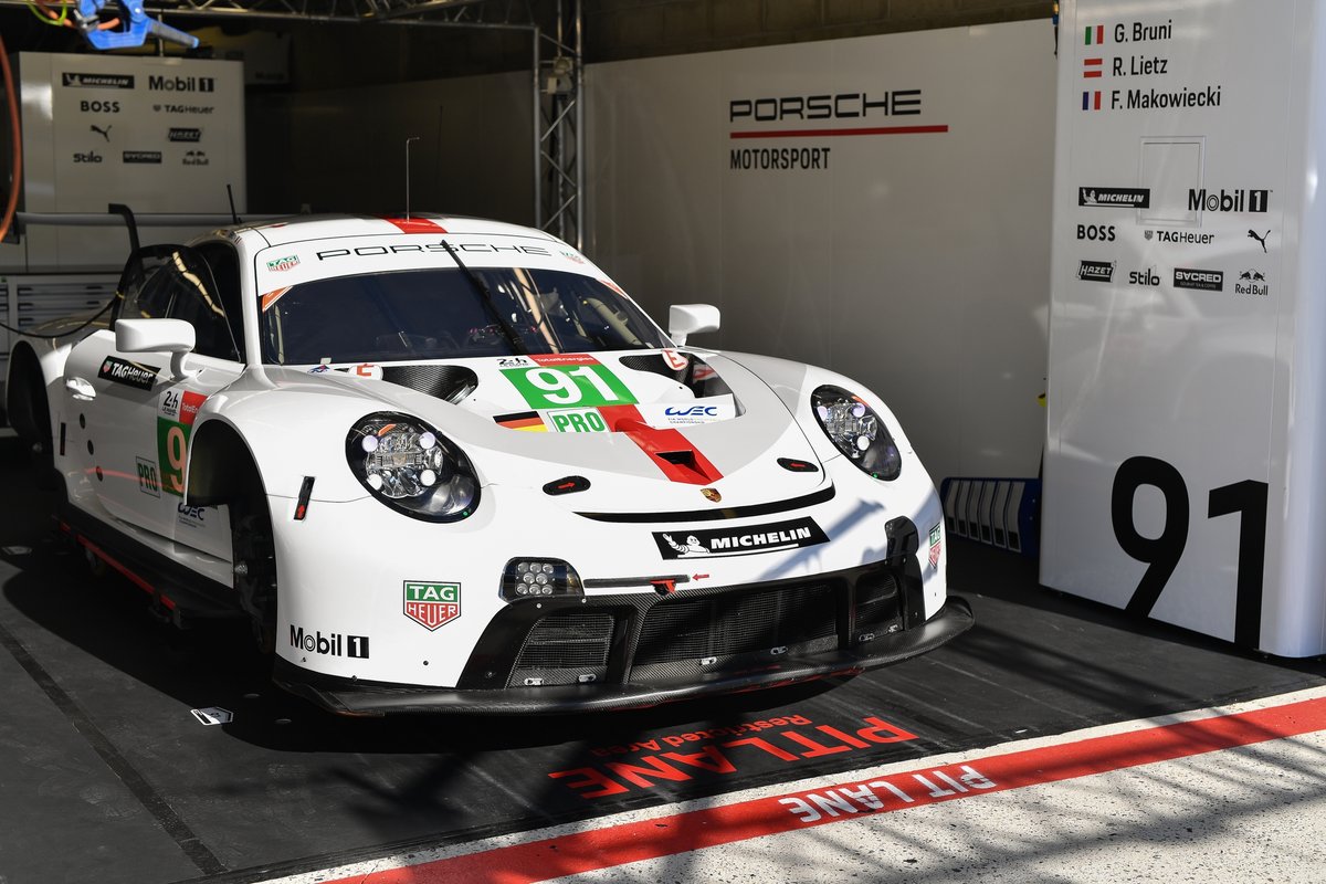 #91 Porsche GT Team Porsche 911 RSR - 19 LMGTE Pro, Gianmaria Bruni, Richard Lietz, Frederic Makowiecki