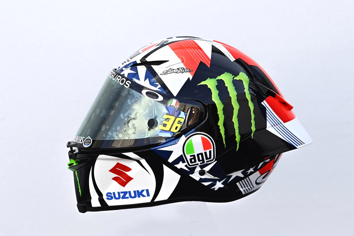 Casco de Joan Mir, Team Suzuki MotoGP