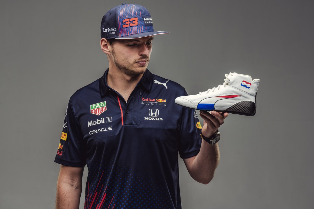 Max Verstappen, Red Bull Racing met Dutch GP schoen