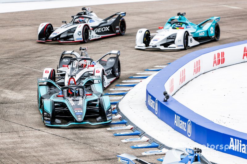 Mitch Evans, Panasonic Jaguar Racing, Jaguar I-Type 3, Maximillian Gunther, GEOX Dragon Racing, Penske EV-3, Tom Dillmann, NIO Formula E Team, NIO Sport 004, Jose Maria Lopez, Dragon Racing, Penske EV-3