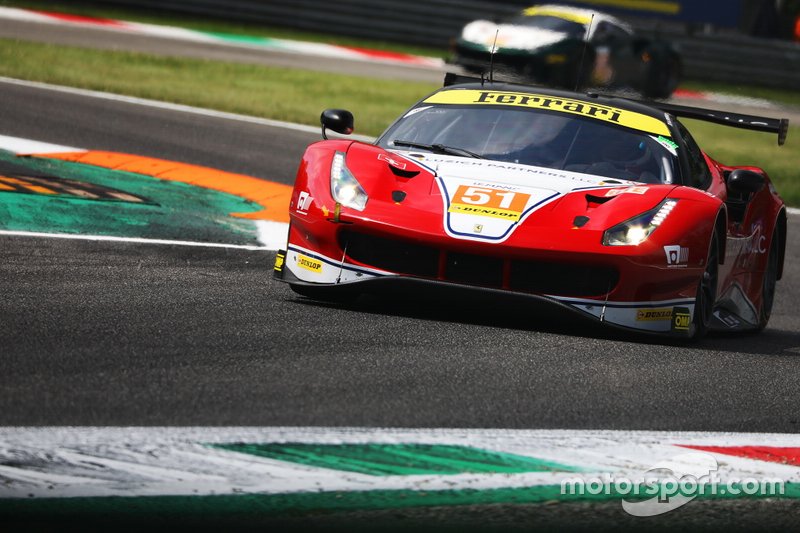 #51 Luzich Racing Ferrari F488 GTE: Alessandro Pier Guidi, Nicklas Nielsen, Fabien Lavergne