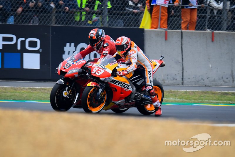 Marc Márquez, Repsol Honda Team, Danilo Petrucci, Ducati Team