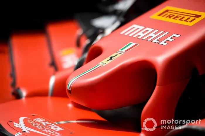 Ferrari SF90, dettaglio dell'ala anteriore