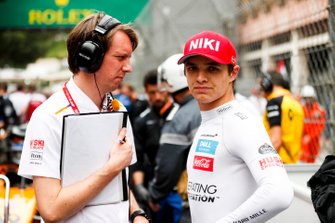 Lando Norris, McLaren met eerbetoon Niki Lauda