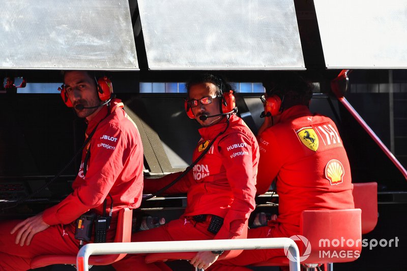 Laurent Mekies, Direttore Sportivo, Ferrari, al muretto box
