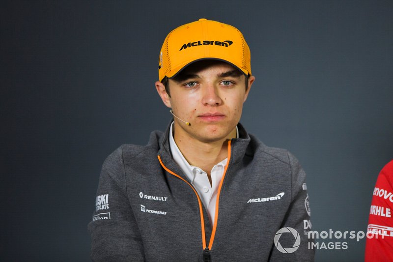 Lando Norris, McLaren in Press Conference