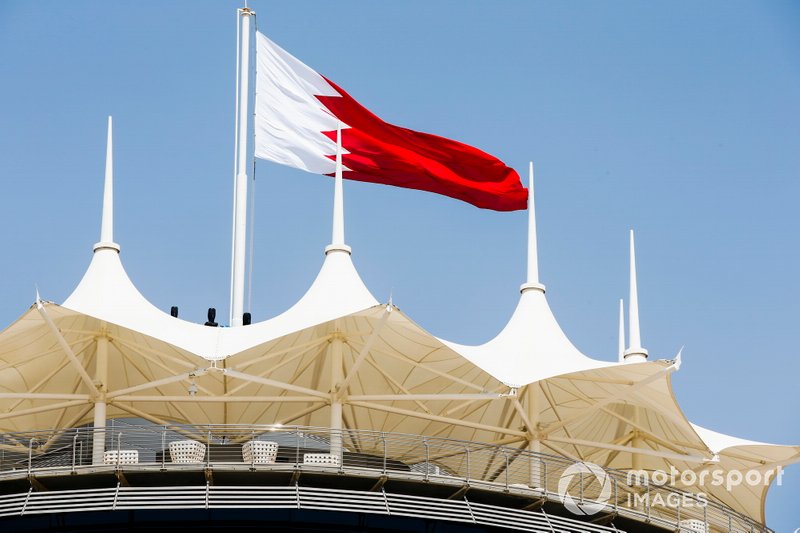 Bahrain Tower with flag