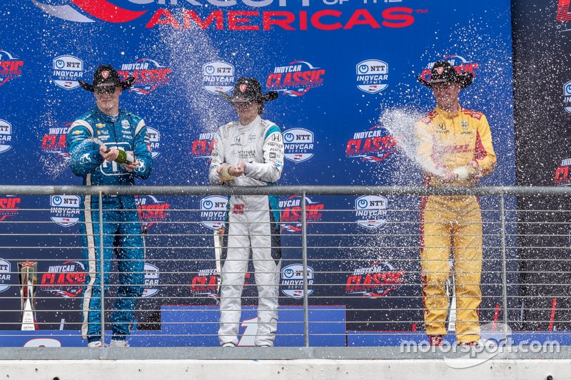Josef Newgarden, Colton Herta, Ryan Hunter-Reay