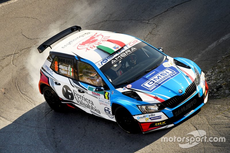Stefano Albertini, Danilo Fappani, Skoda Fabia R5 #6, Mirabella Mille Miglia