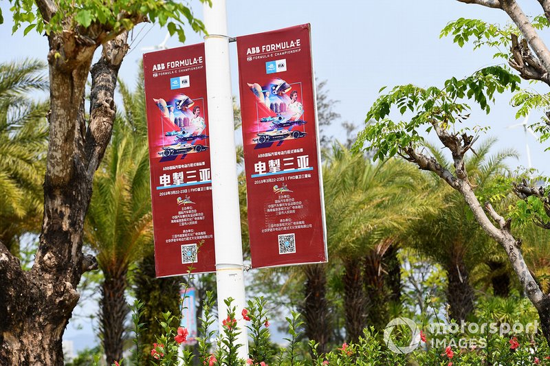 Advertising for the E-Prix