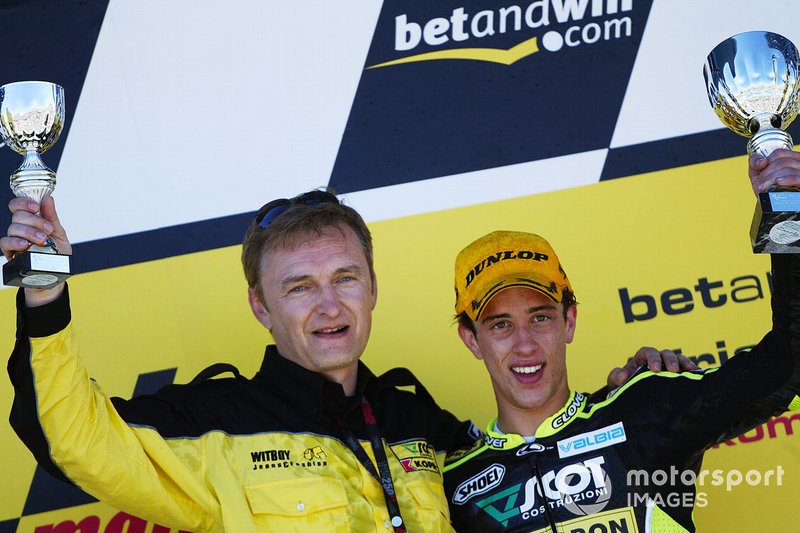 Andrea Dovizioso avec son team manager Mirko Cecchini