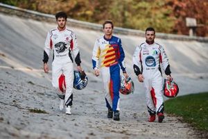 Gianmarco Quaresmini, Tsunami RT, David Fumanelli, Team Q8 Hi Perform e Simone Iaquinta, Ghinzani Arco Motorsport