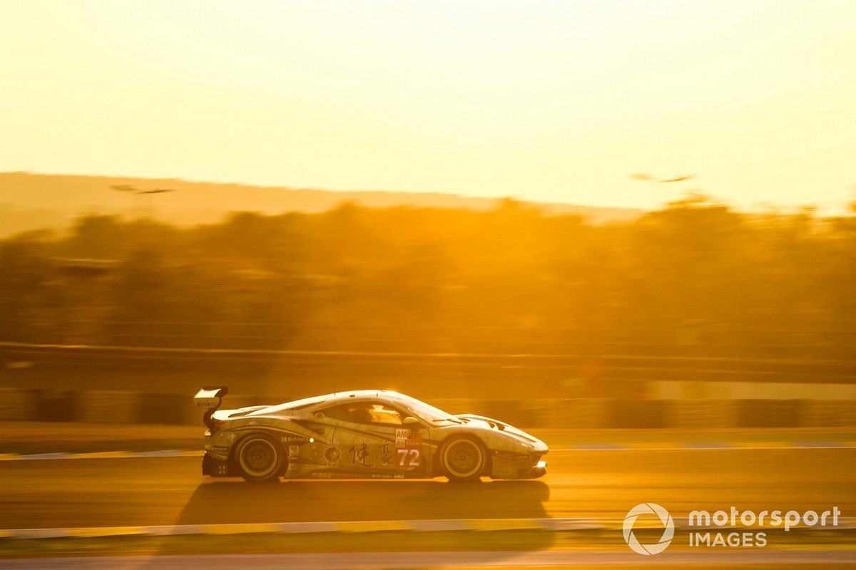 #72 Hub Auto Racing Ferrari 488 GTE EVO: Morris Chen, Tom Blomqvist, Marcos Gomes