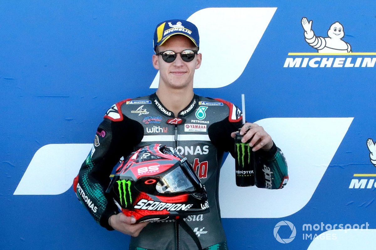 Ganador de la pole Fabio Quartararo, Petronas Yamaha SRT