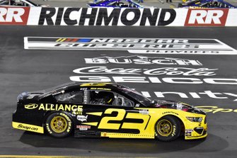 Race winner Brad Keselowski, Team Penske, Ford Mustang