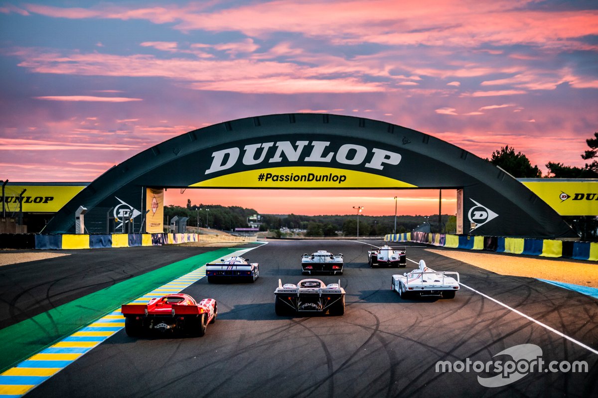 Os seis Porsches vencedores de Le Mans: Porsche 917 KH de 1971, Porsche 936/81 Spyder de 1981, Porsche 917 KH de 1970, Porsche 911 GT1 de 1998, Porsche 962 C de 1987, e o Porsche 919 Hybrid de 2017