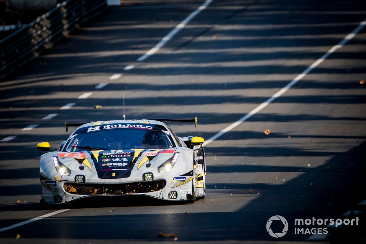 #72 Hub Auto Racing Ferrari 488 GTE Evo: Morris Chen, Tom Blomqvist, Marcos Gomes