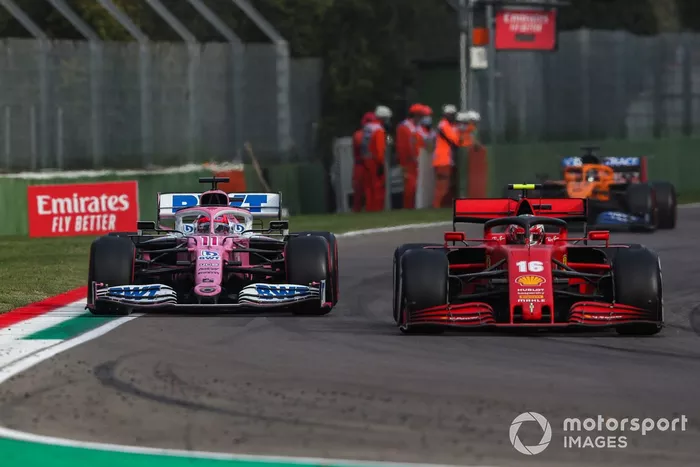 Charles Leclerc, Ferrari SF1000, Sergio Pérez, Racing Point RP20