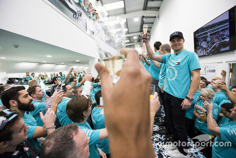 Valtteri Bottas, Mercedes AMG F1 World Championship celebration