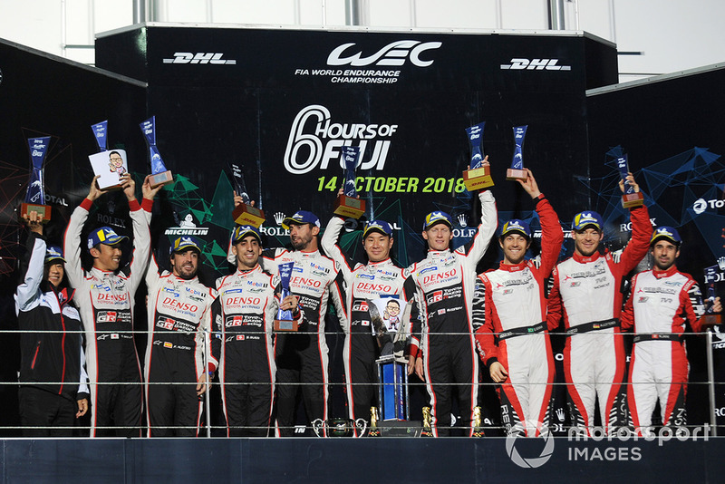Y allí volvieron a ganar los pilotos del #7, Mike Conway, Kamui Kobayashi y Jose Maria Lopez