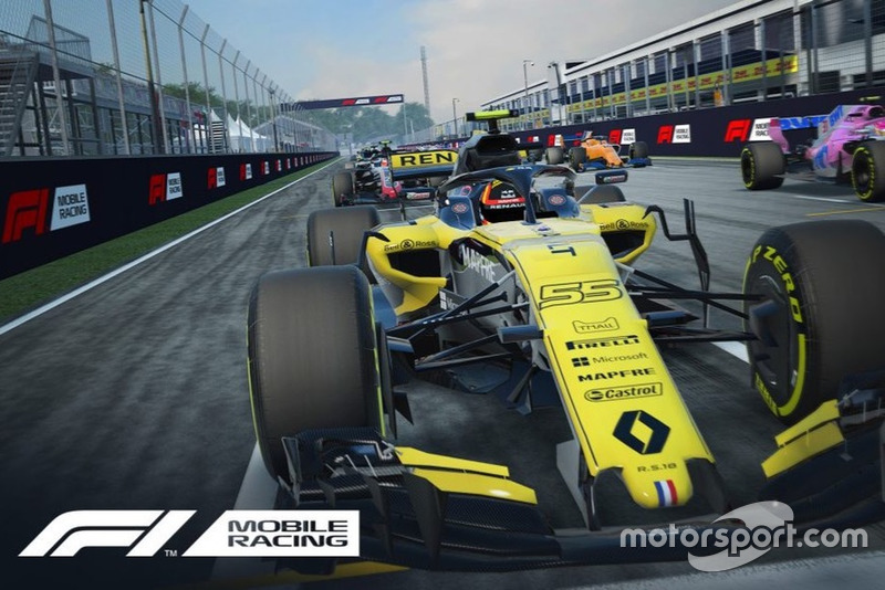 Captura del F1 Mobile Racing