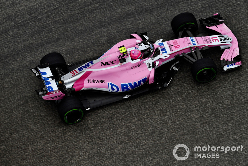 6. Эстебан Окон, Racing Point Force India F1 VJM11, 1:34.145