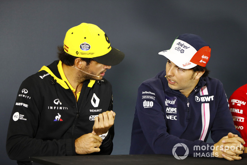 Карлос Сайнс-мол., Renault Sport F1 Team, Серхіо Перес, Racing Point Force India