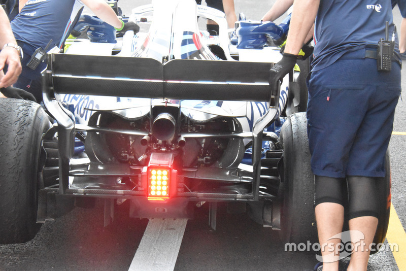 Williams FW41 rear detail