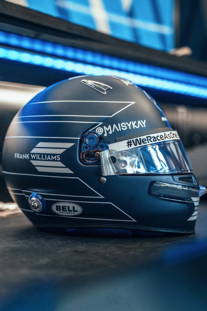 Helmet of George Russell, Williams