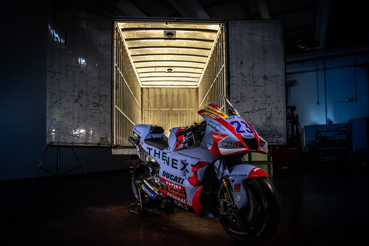 La moto d'Enea Bastianini, Gresini Racing