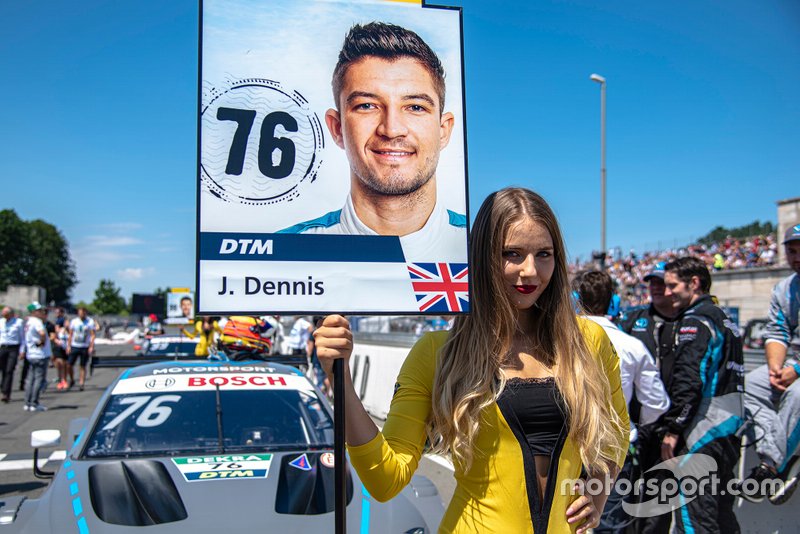 Grid girl, Jake Dennis, R-Motorsport, Aston Martin Vantage AMR