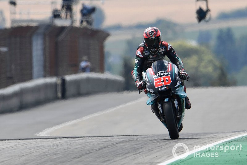 Fabio Quartararo, Petronas Yamaha SRT, Frenada