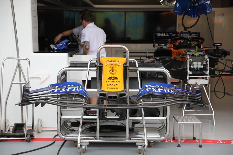 Alerón delantero del McLaren MCL34