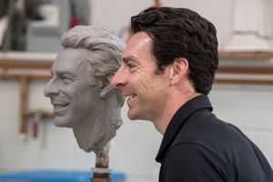 Pagenaud und die Borg-Warner-Trophy