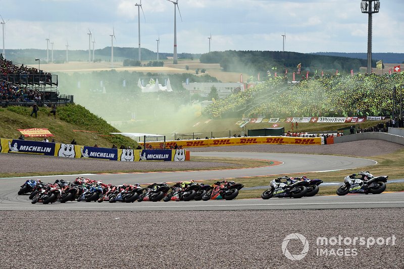 Marc Marquez, Repsol Honda Team, al comando, alla partenza