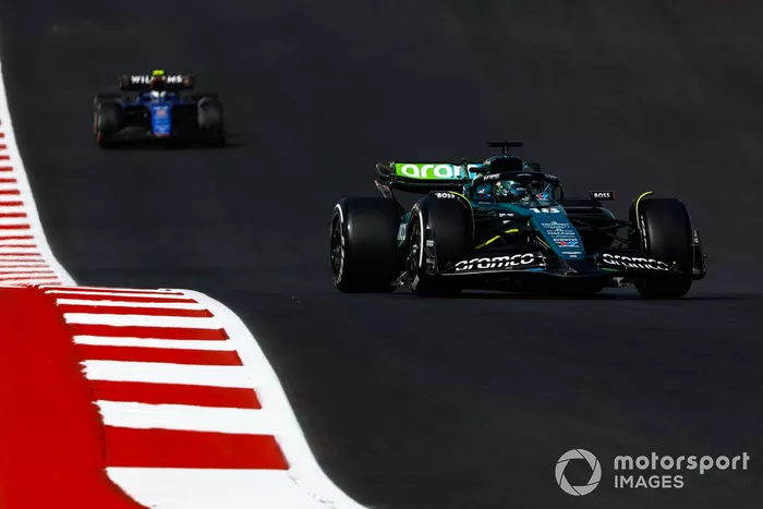 Lance Stroll, Aston Martin AMR24, Franco Colapinto, Williams FW46