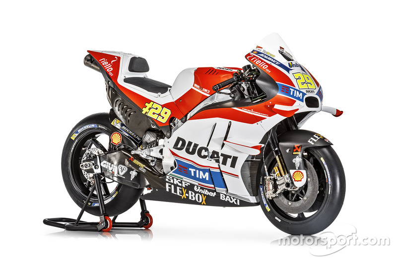 La moto de Andrea Iannone, Ducati Team