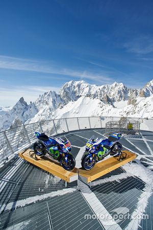The 2016 Yamaha YZR-M1s of Jorge Lorenzo and Valentino Rossi, Yamaha Factory Racing