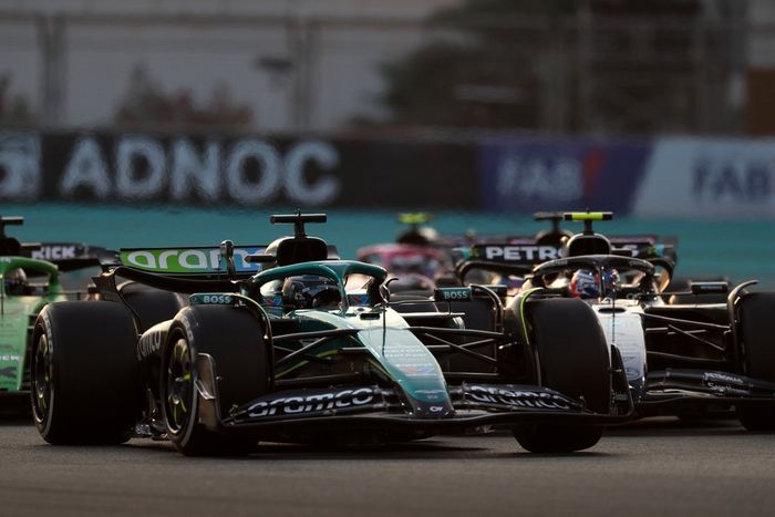 Lance Stroll, Aston Martin Racing, Andrea Kimi Antonelli, Mercedes