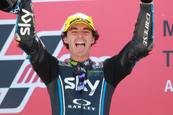 Podium : le vainqueur Francesco Bagnaia, Sky Racing Team VR46